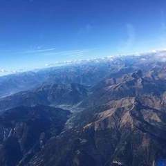 Flugwegposition um 09:17:25: Aufgenommen in der Nähe von 33027 Paularo, Udine, Italien in 4289 Meter